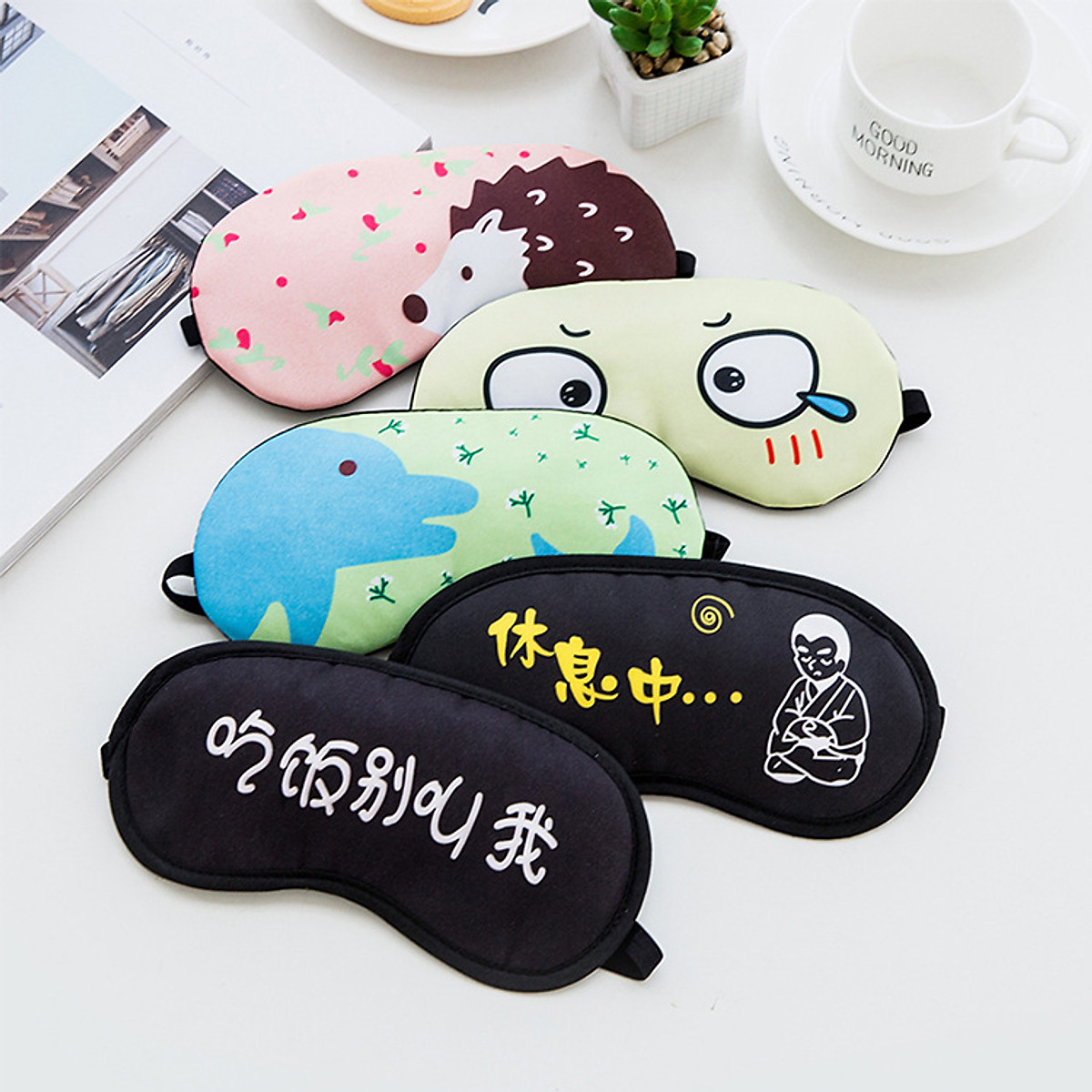 Bịt mắt ngũ cute có túi gel mát mẫu ngẫu nhiên giá rẻ
