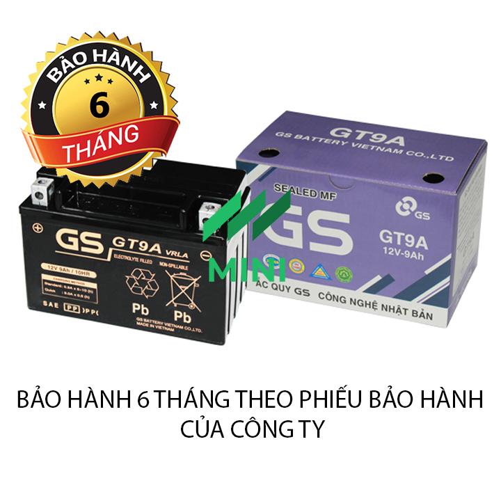Bình ắc quy khô GS MF GT9A (12V-9Ah)