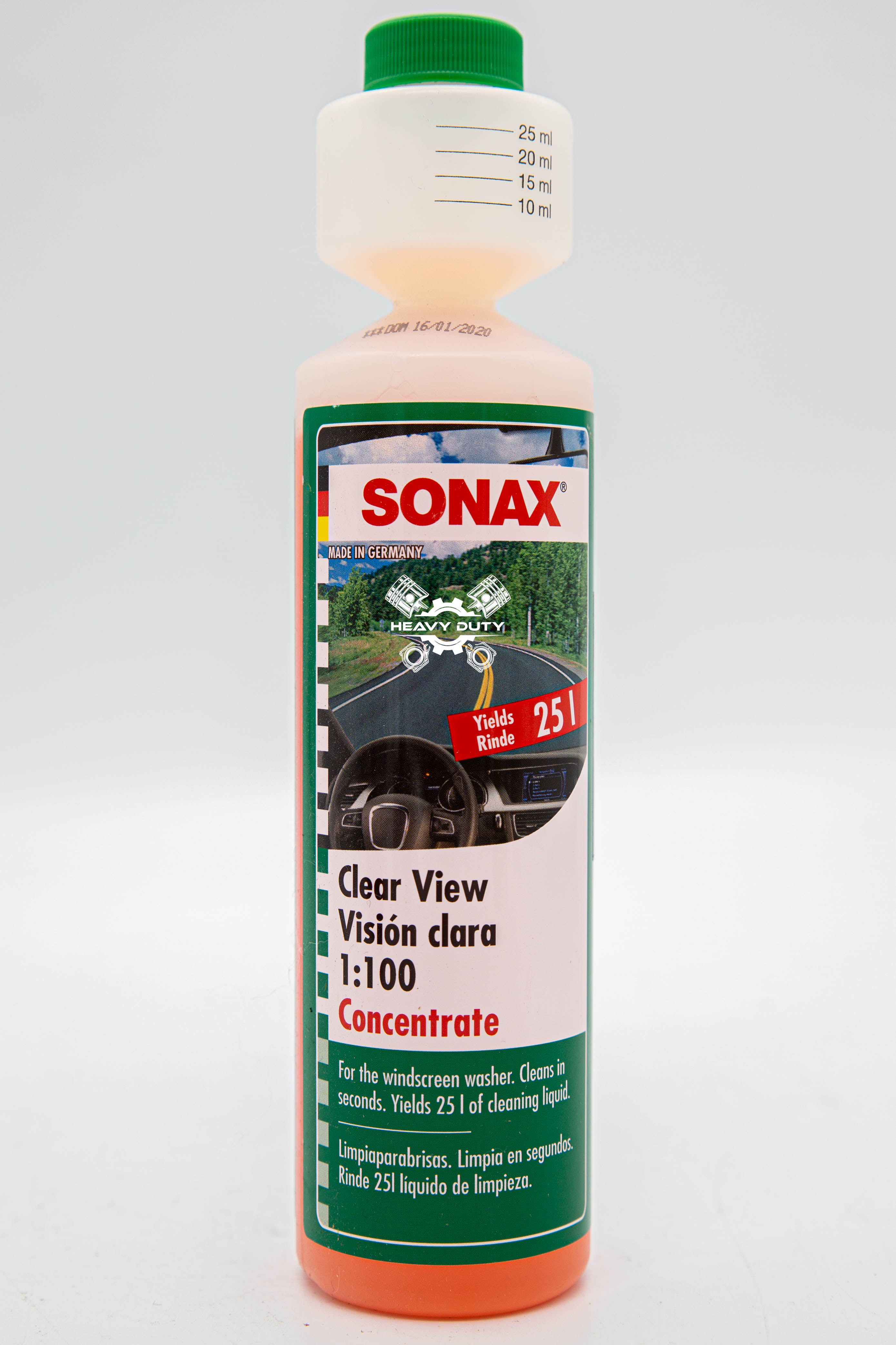 Nước rửa kính pha tỉ lệ 1:100 -  SONAX Clear View 1:100 Concentrate