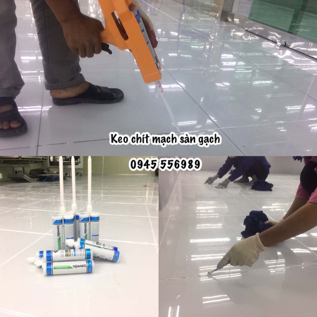 Combo Bộ Sản phẩm keo saveto chít mạch gạch
