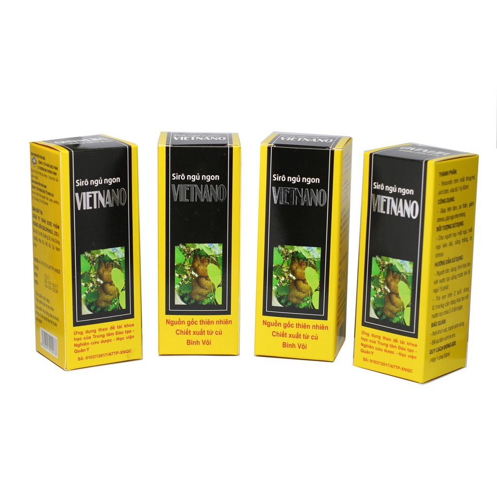 Chai Si rô ngủ ngon Vietnano 50ml