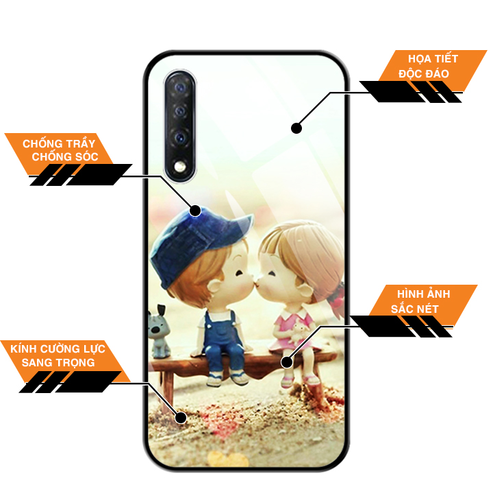 [HCM]Ốp Lưng Vsmart Live - mặt Kính Cường Lực - 03110