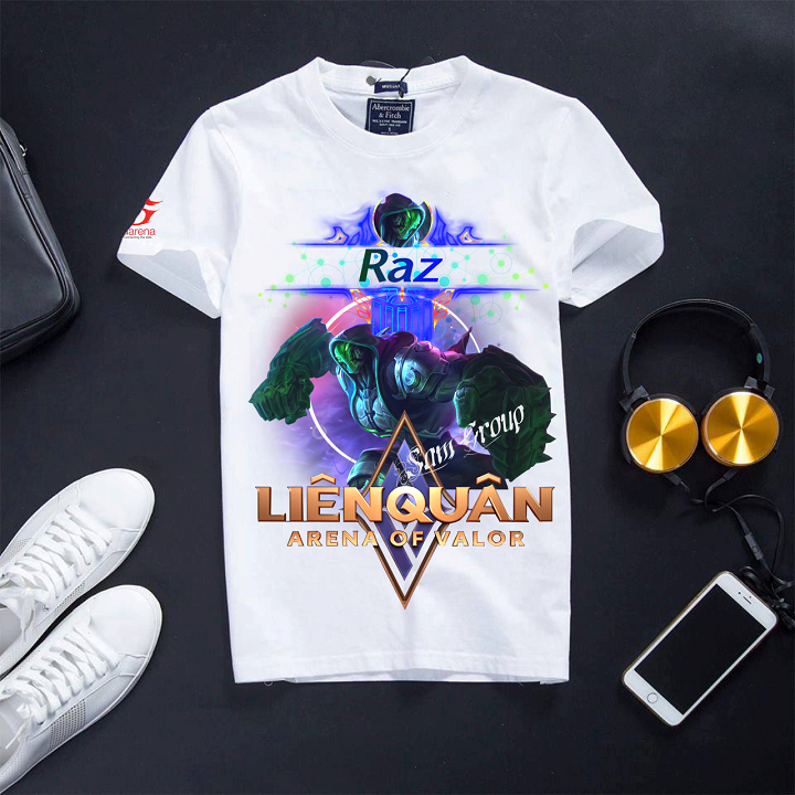 [Siêu hot] Áo thun in hình Liên Quân giá siêu sock Raz siêu việt