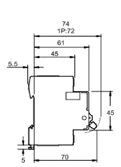 Cầu dao / Aptomat tự động Easy9 MCB 2P 230V 4.5kA 25A - Schneider Electric - EZ9F34225