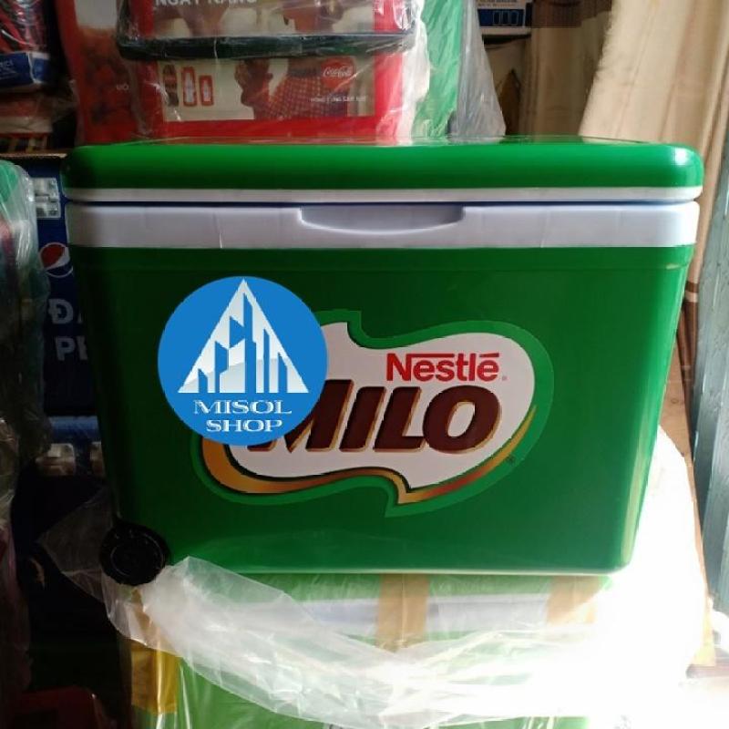 Thùng Đá 35l Milo Giữ Nhiệt Có Bánh Xe Tay Kéo - Shop Misol