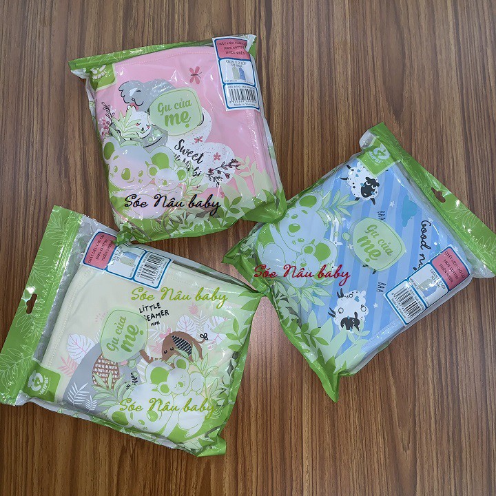 Khăn Ủ Cho Bé Sơ Sinh 2 Lớp Cotton Mipbi Cao Cấp