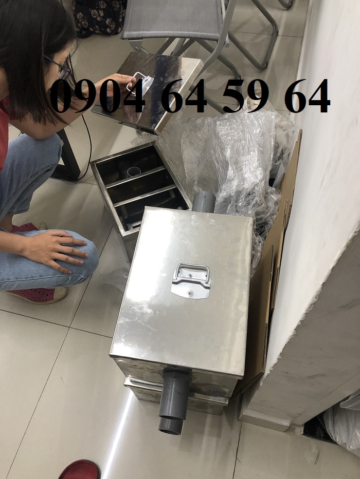 bể tách mỡ inox 24 lít