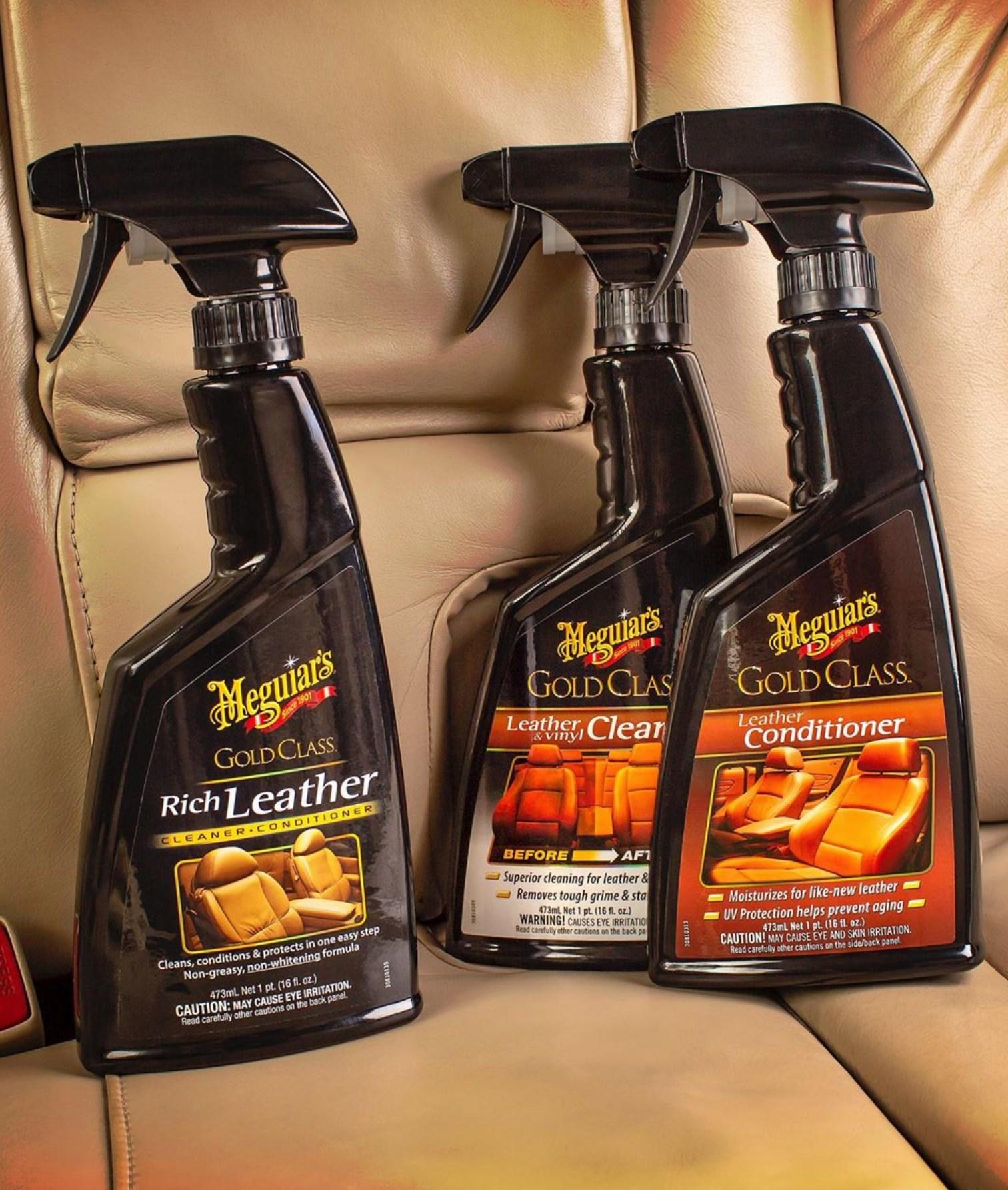 Meguiars G10916 Gold Class Rich Leather Cleaner & Conditioner - 15.2 –