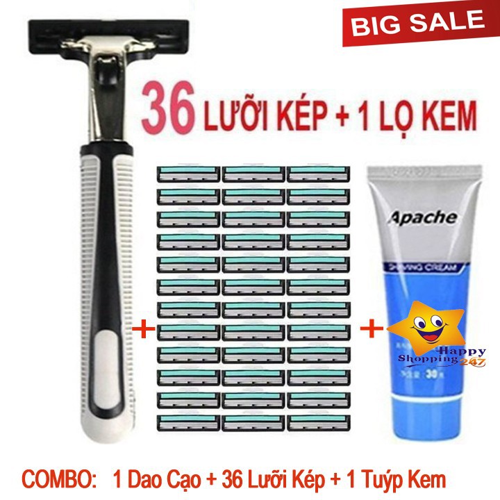 Bộ dao cạo râu 36 lưỡi - bộ dao cạo râu 36 lưỡi