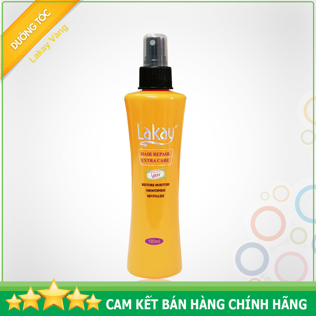 [HCM]Đạm Phục Hồi Tóc Lakay Vàng 180ml