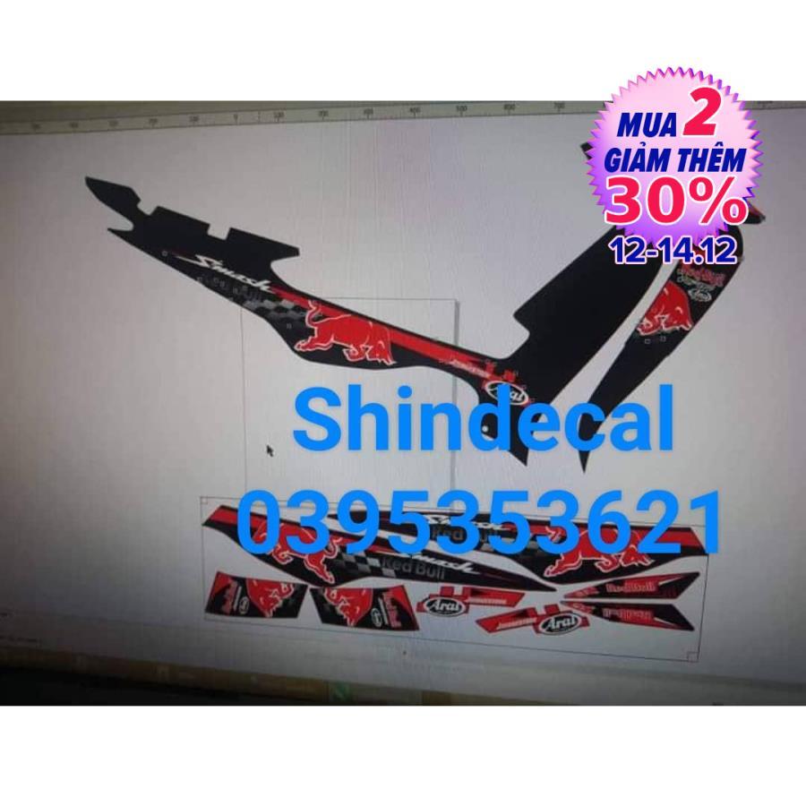 Tem xe Suzuki smash redbull