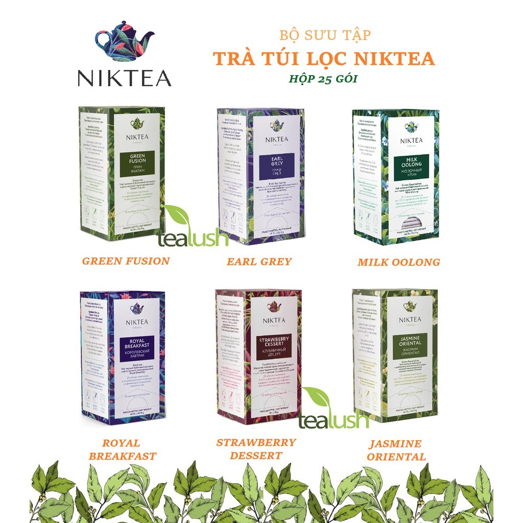 [HCM]Trà Niktea Royal Breakfast - Trà đen Hoàng Gia