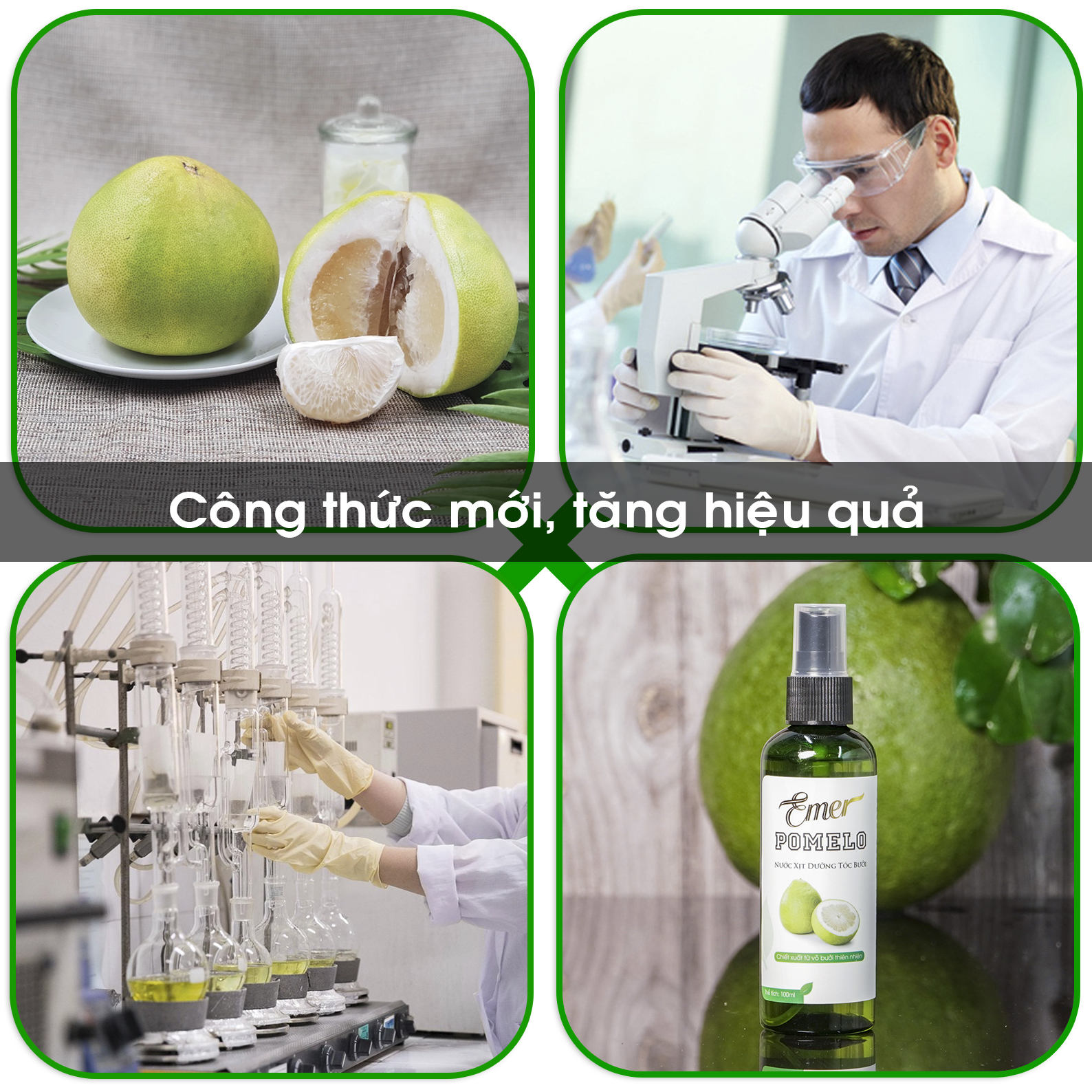 [HCM]Dưỡng Tóc Tinh Dầu Bưởi Pomelo Xịt Mọc Tóc Kích Mọc Tóc 100ml