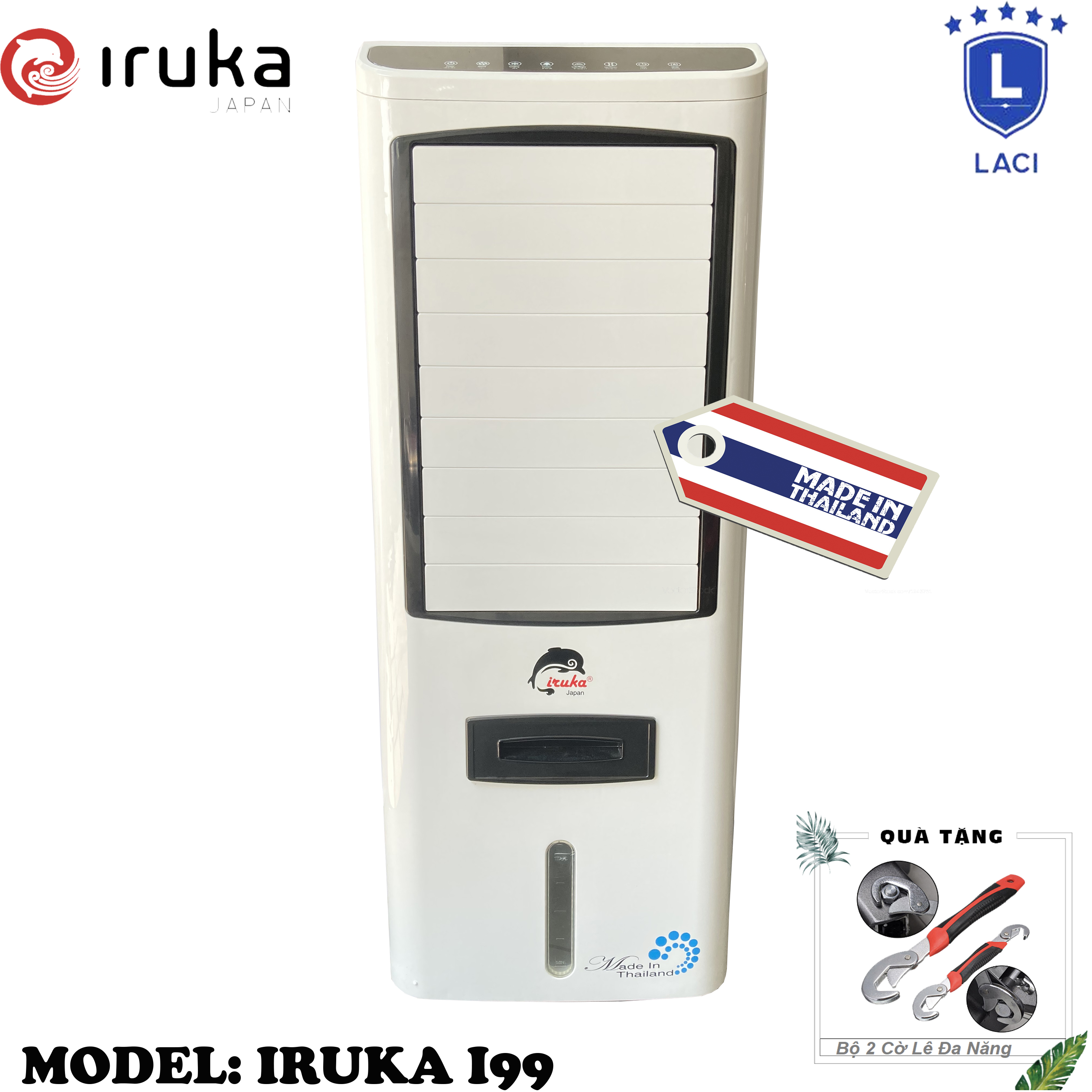 >> SO SÁNH GIÁ QUẠT ĐIỆN ĐA NĂNG CÓ REMOTE KACHI MK143 - HÀNG CHÍNH HÃNG | Shopee Lazada Sendo Tiki | Nên mua ở đâu rẻ nhất 240 Quạt hơi nước làm lạnh không khí Iruka I99 Made In Thái Lan | Công suất 200W | Màn hình cảm ứng có remote điều khiển | BH 12 Tháng Chính Hãng | Tặng Bộ 2 Cờ Lê Đa Năng