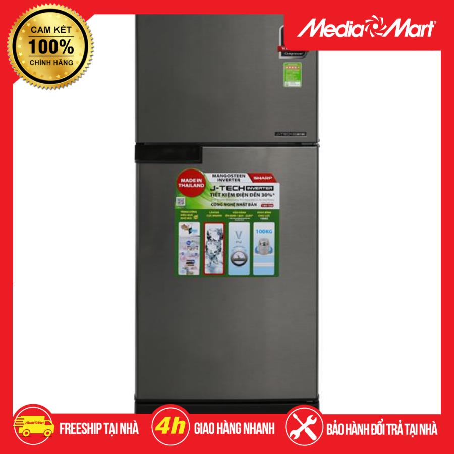 Tủ lạnh sharp 165l sj-x176e-sl