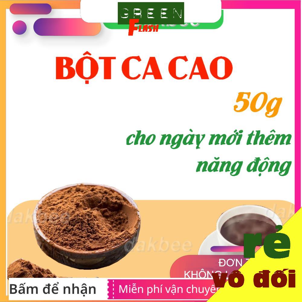 50 gram bột ca cao nguyên chất [greenflash]
