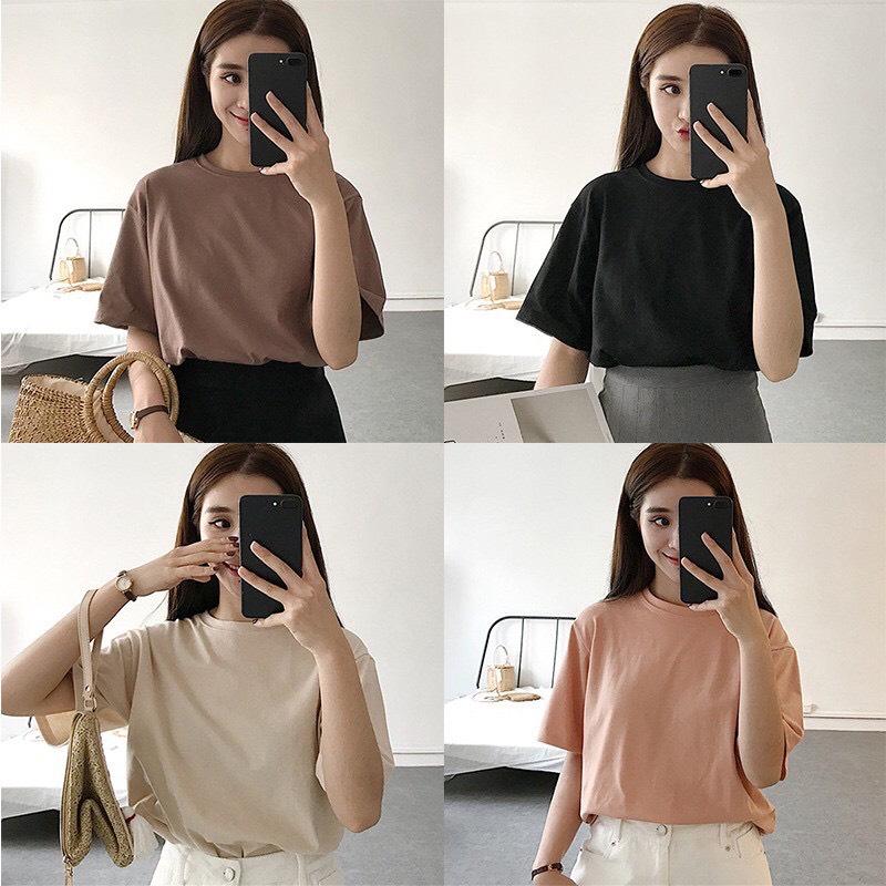 ÁO THUN NỮ CỔ TRÒN BASIC