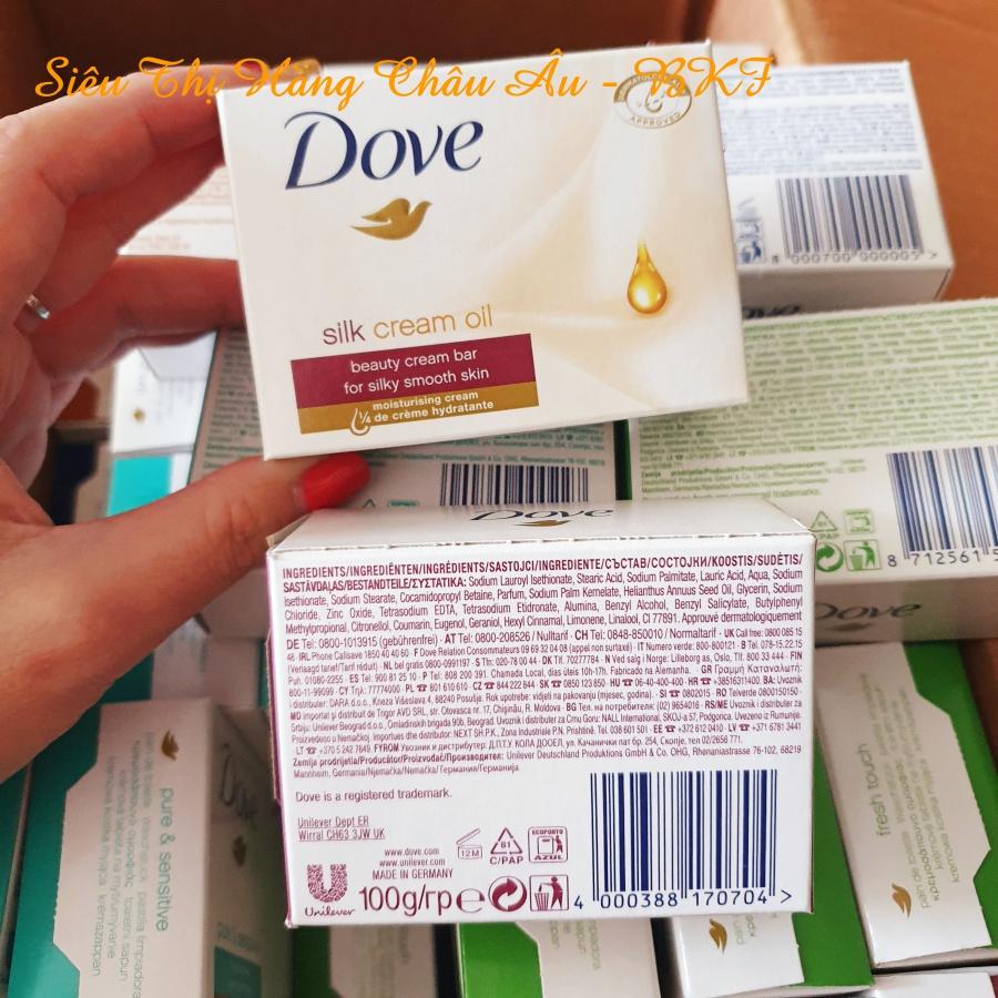 Cục xà bông Dove đủ màu mùi - 100g