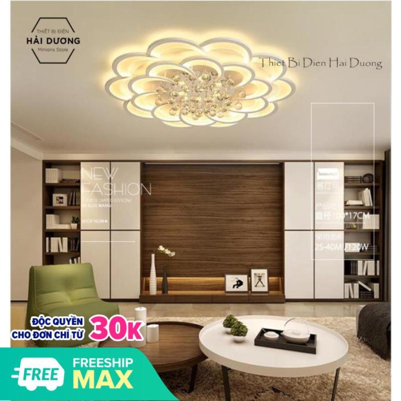 Đèn LED ốp trần hình hoa pha lê 16-20 cánh NT023 3 chế độ ánh sáng - Có điều khiển từ xa. 3 chế độ ánh sáng: - Chế độ 1 Viền ngoài trắng viền trong vàng - Chế độ 2 Viền ngoài vàng viền trong trắng-Chế độ 3 Chỉ hiện Ánh sáng