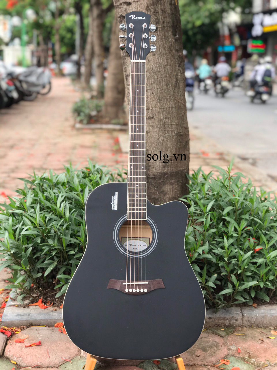 Đàn Guitar Acoustic Rosen R135 có EQ Màu Đen chính hãng - Phân Phối SOL.G HÀ NỘI