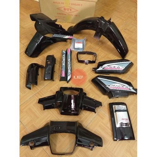 bộ dàn áo lắp dream.thái nhựa mủ ABS SẴN TEM THÁI ZIN