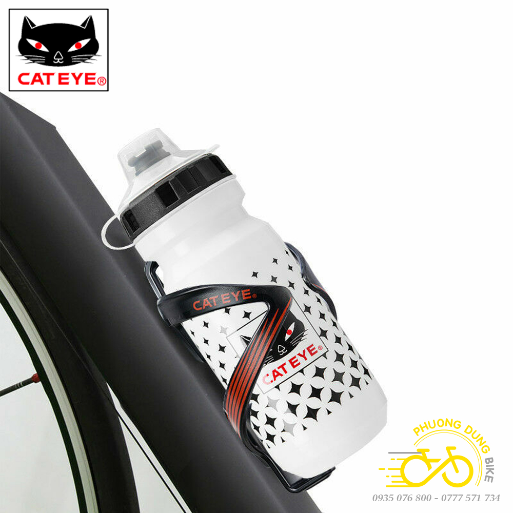 Bình Nước Xe Đạp CATEYE PP5 600ml – Nhựa An Toàn, Nhẹ, Dễ Bóp, Dùng Cho MTB/Road
