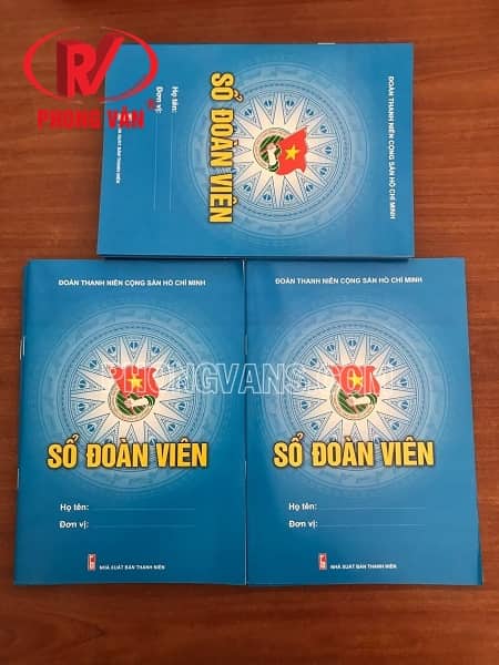 Set 5 quyển sổ đoàn viên xanh
