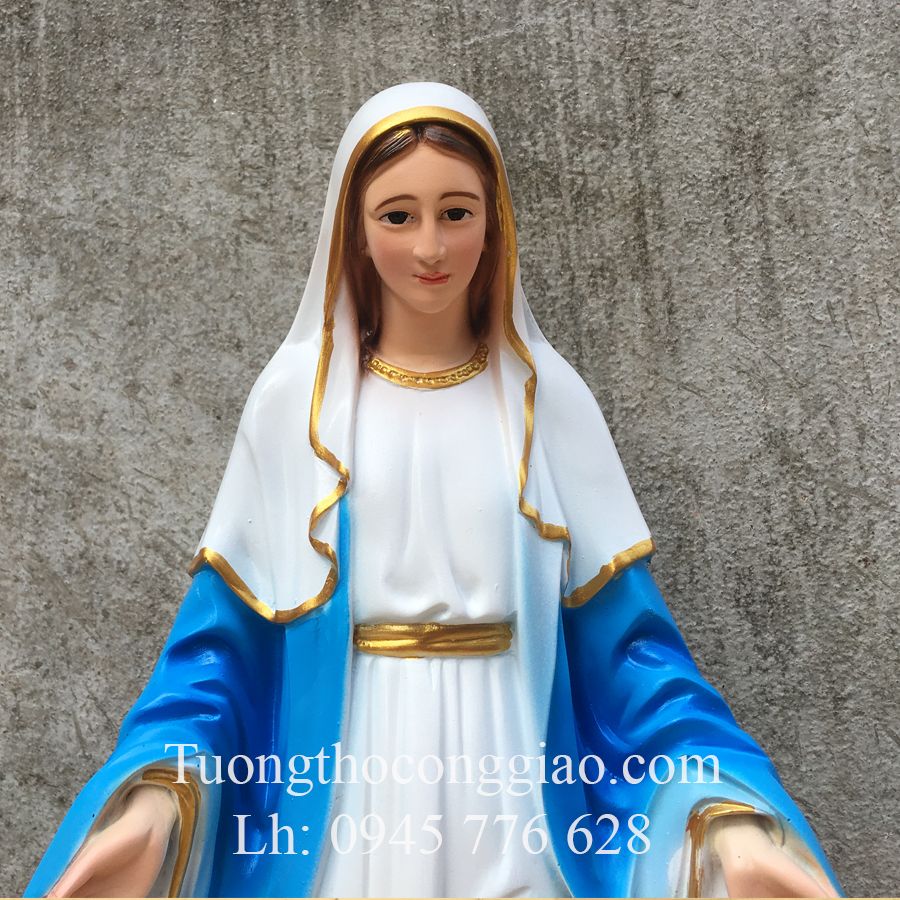 Tượng Đức Mẹ Ban ơn 45cm