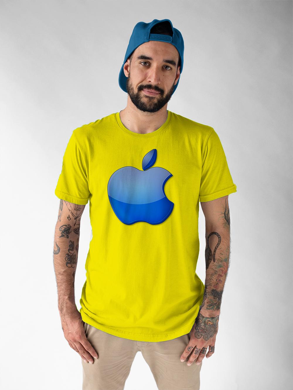 Áo thun Unisex in hình Apple phong cách 2007