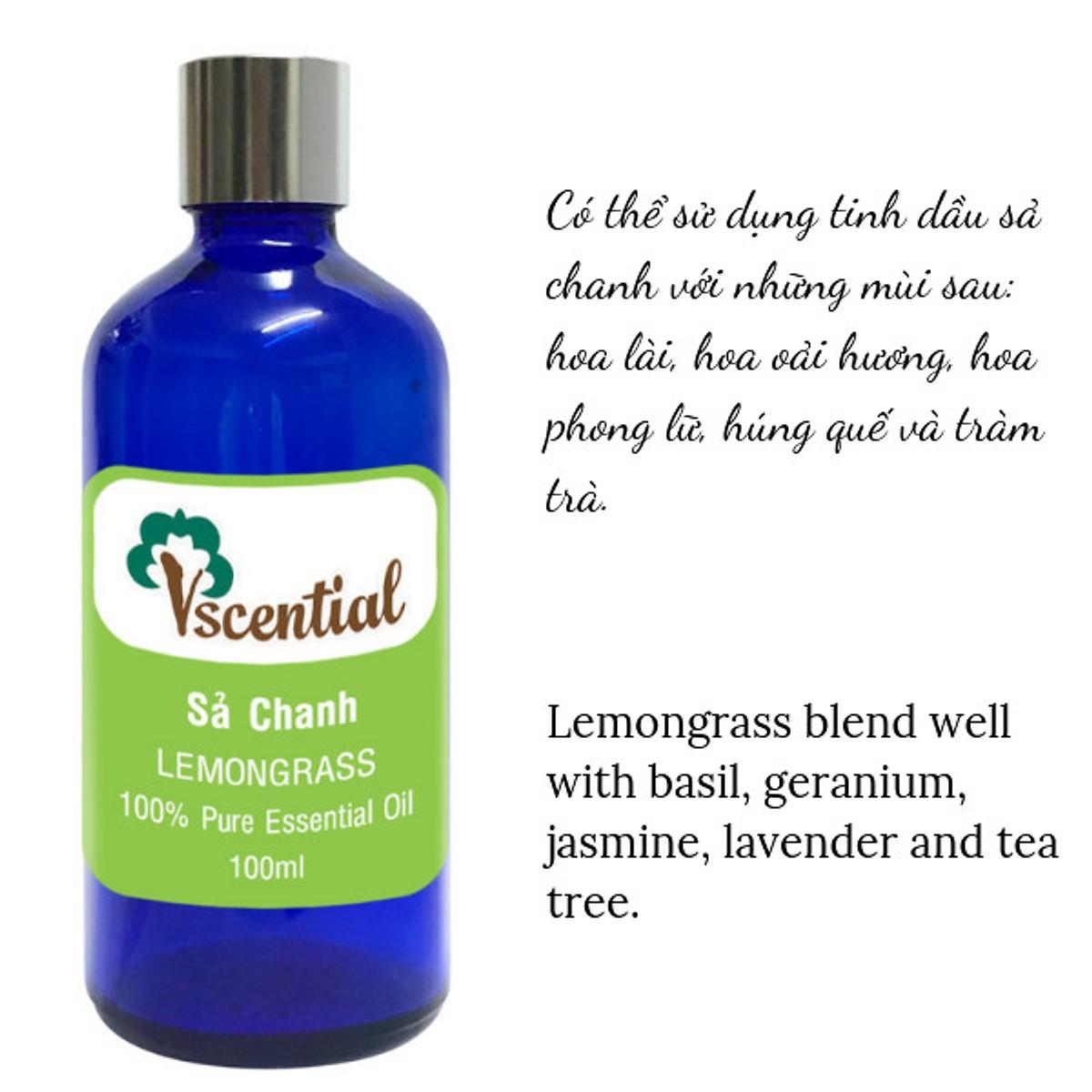 [HCM]Vscential Tinh Dầu Sả Chanh 100ml