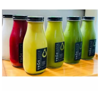 [HCM]Chai Thủy Tinh 300ml nắp Thiết Đen