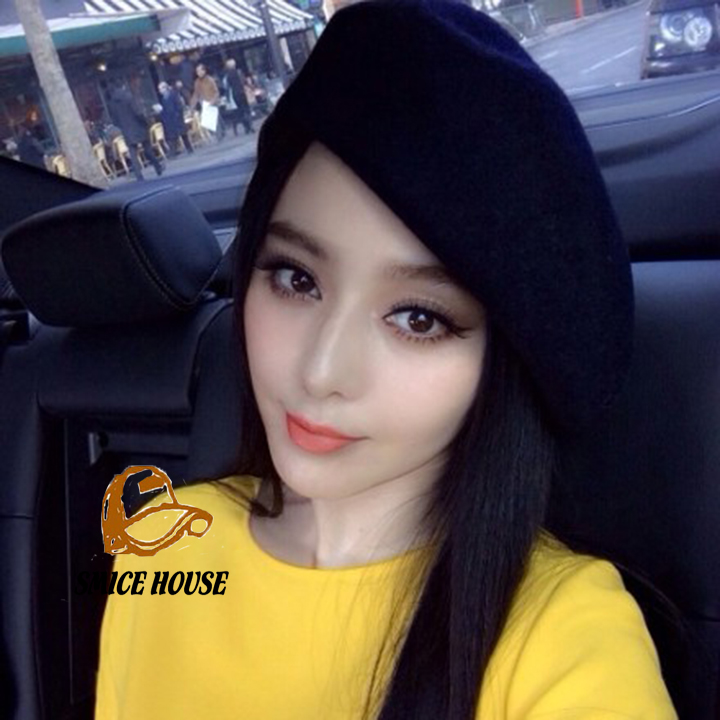 [HCM]MŨ NỒI BERET LEN LÔNG MỀM