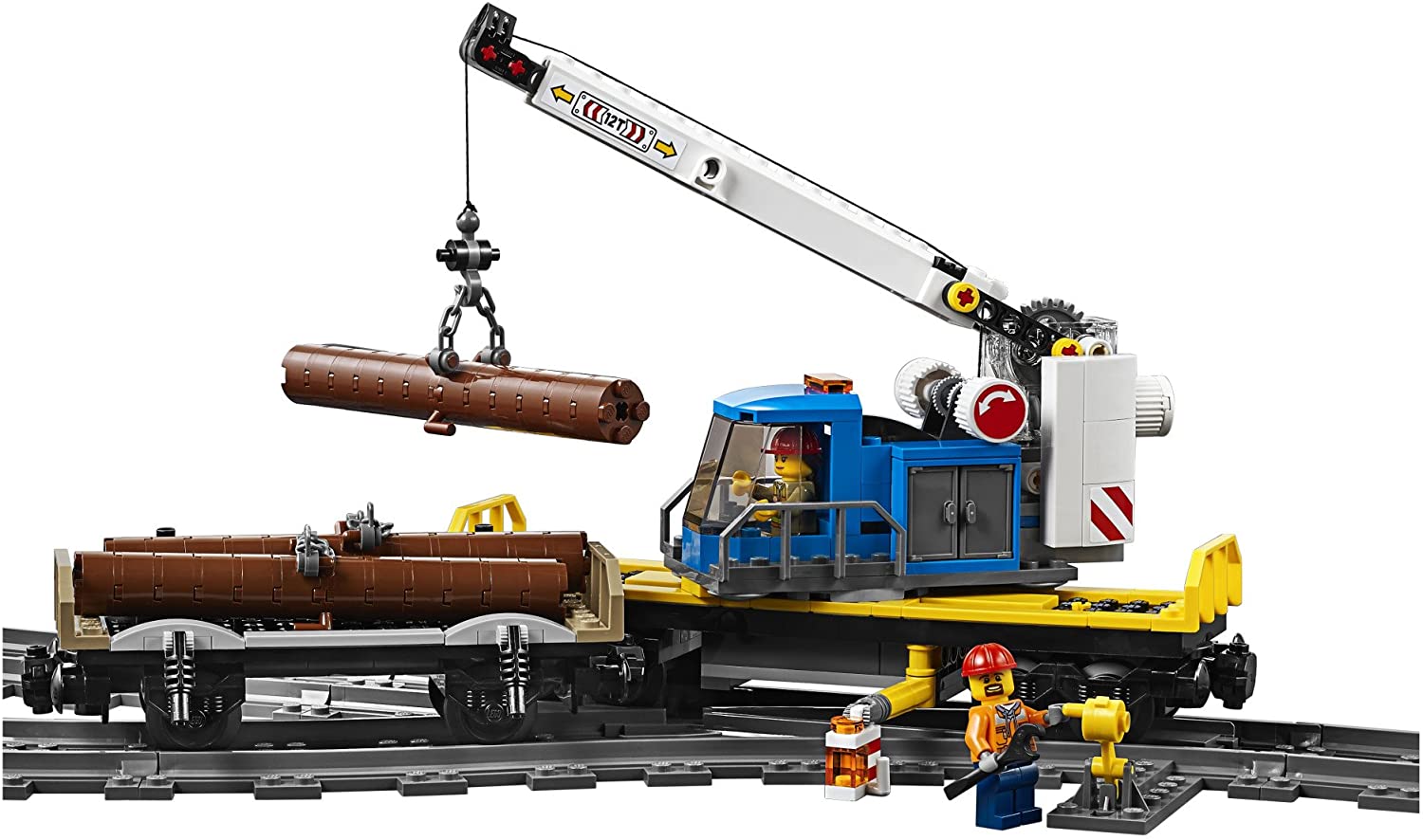 [HAPPY BRICKS] - LEGO  CITY - 60198 - CARGO TRAIN - XE LỬA CHỞ HÀNG HÀNG