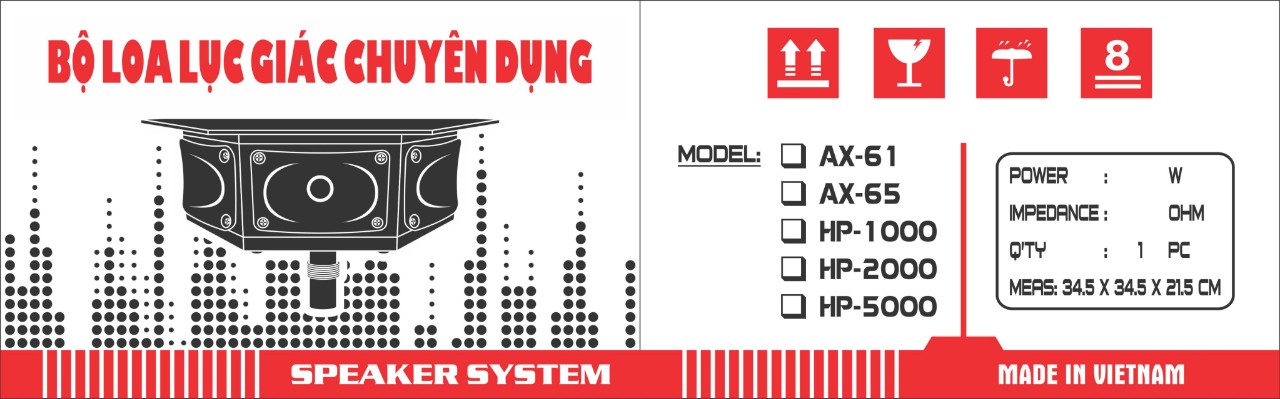 Loa lục giác SH230 nhà yến