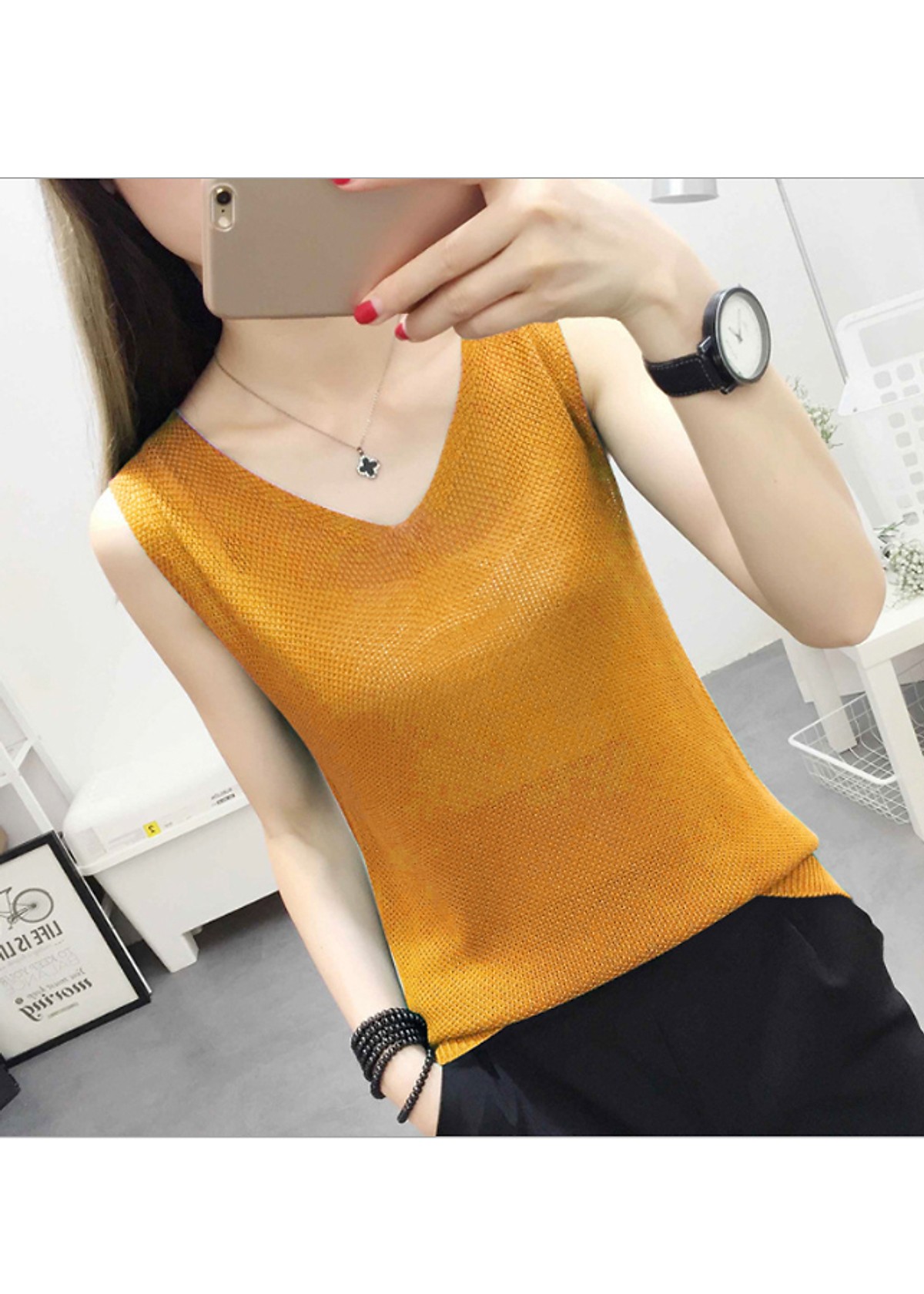 [HCM]áo thun nữ áo kiểu nữ len lụa O2 thời trang Hàn Quốc