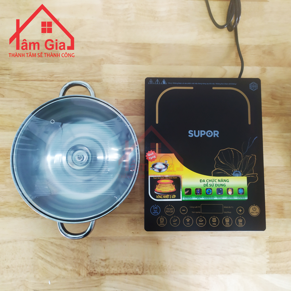 Bếp Từ Đơn SUPOR SDHCB45VN-210 - Tâm Gia - [Hàng Chính Hãng Supor] [Bảo hành chính hãng toàn quốc]