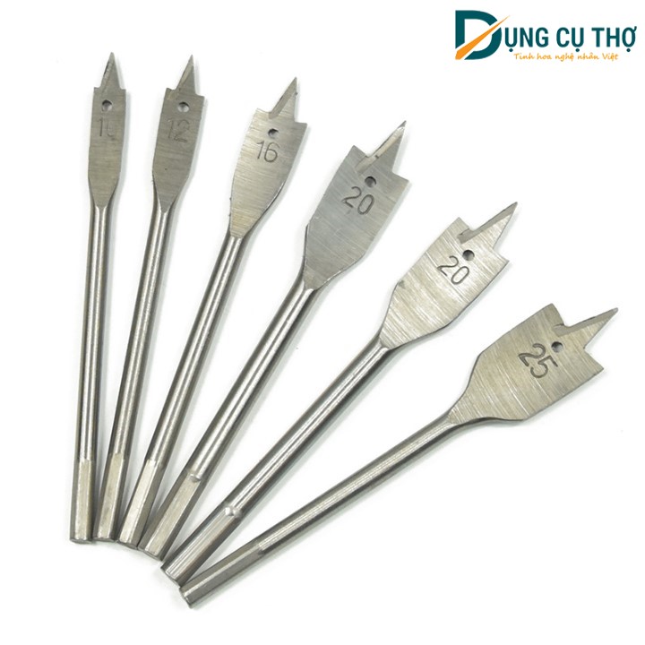 Bộ 6 mũi khoan khoét lỗ đuôi cá