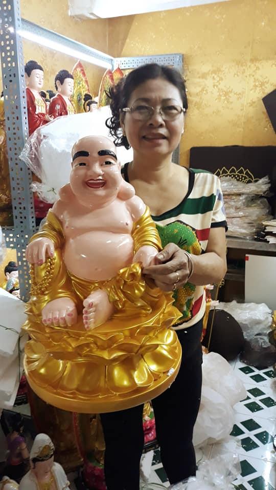 Tượng Phật Di Lặc nhũ vàng