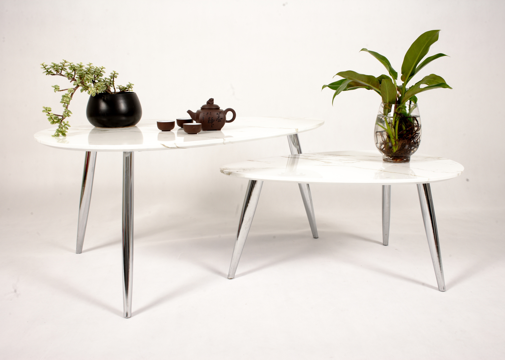 Chân bàn Louis 30cm Gold - Silver