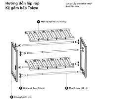 Kệ Gầm Bếp Đa Năng 2 Tầng Inochi