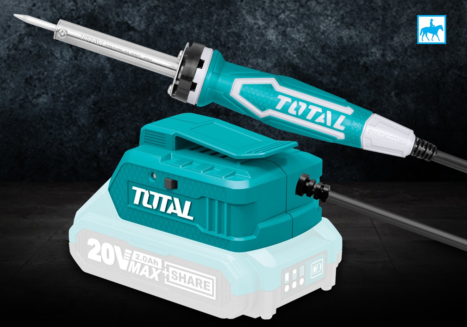 [HCM]Mỏ Hàn Chì 40W Dùng Pin 20V TOTAL TSILI2001