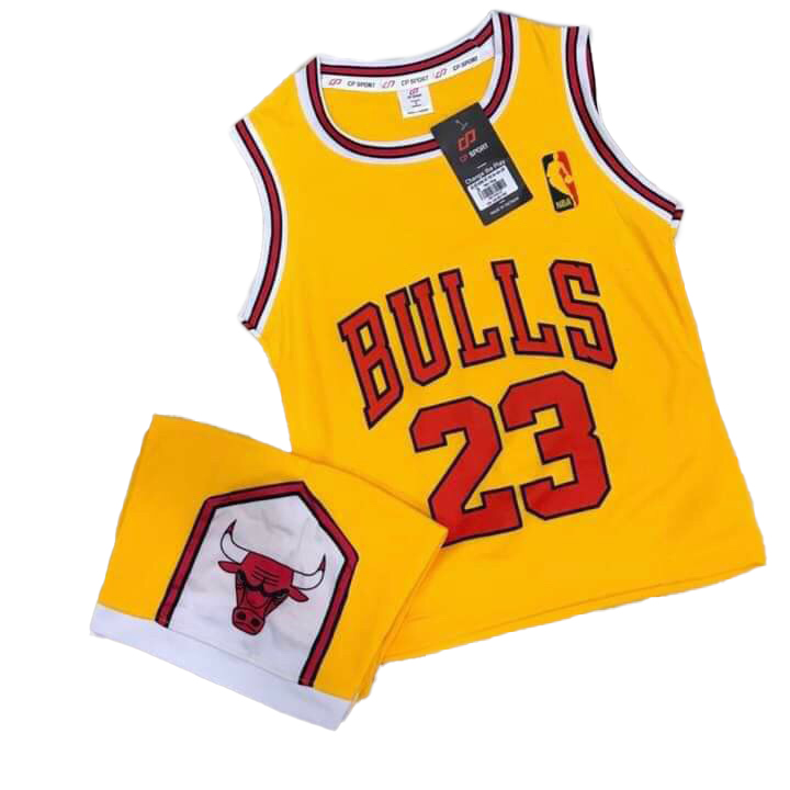 BỘ QUẦN ÁO BÓNG RỔ TRẺ EM CHICAGO BULLS THUN MÈ THOÁNG MÁT CP SPORT 8 MÀU-BỘ ĐỒ BÓNG RỔ TRẺ EM CHICAGO BULLS