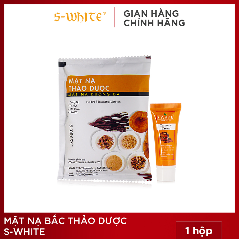 Mặt nạ bắc thảo dược S-White (hộp)