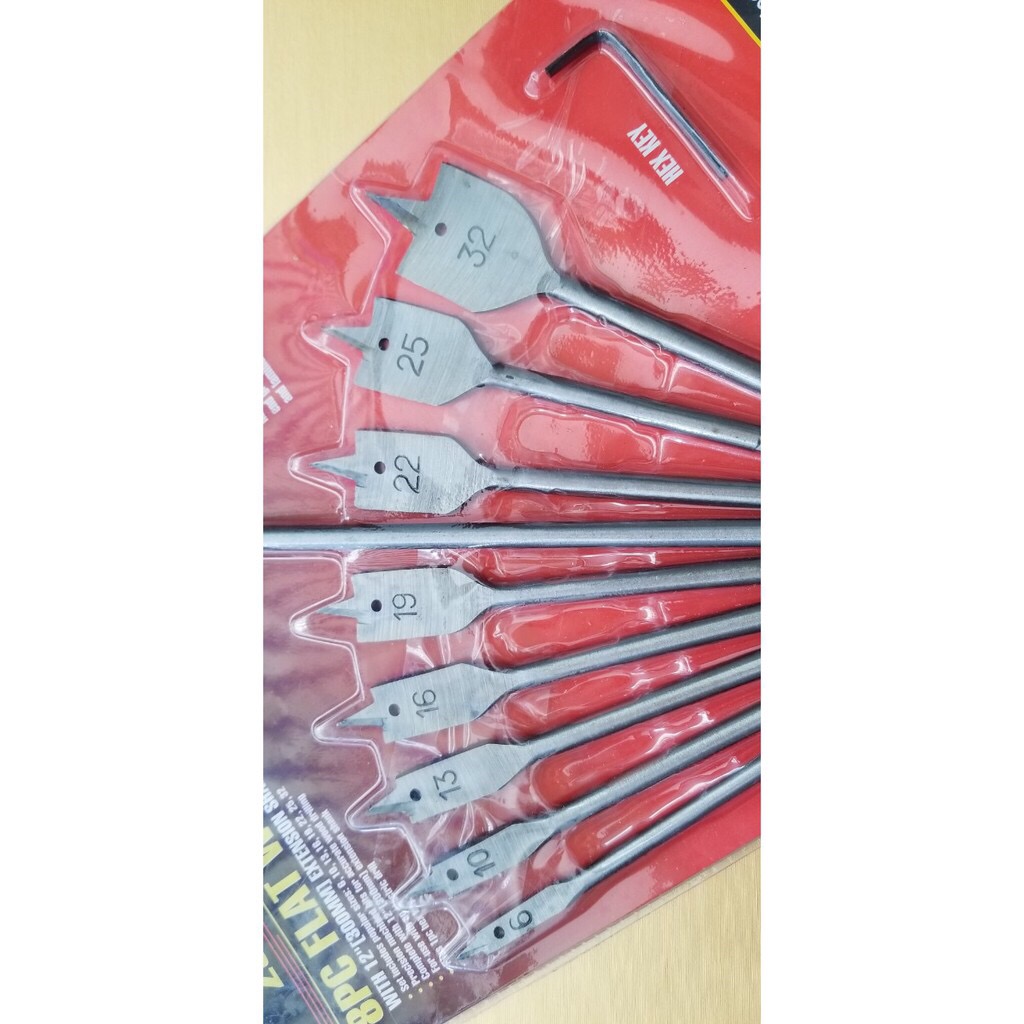 [HCM]BỘ 8 MŨI KHOAN KHOÉT GỖ ĐUÔI CÁ