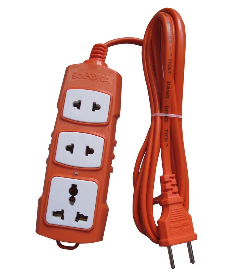 3000W Ổ cắm điện đa năng công suất cao 3 lỗ 3 Mét