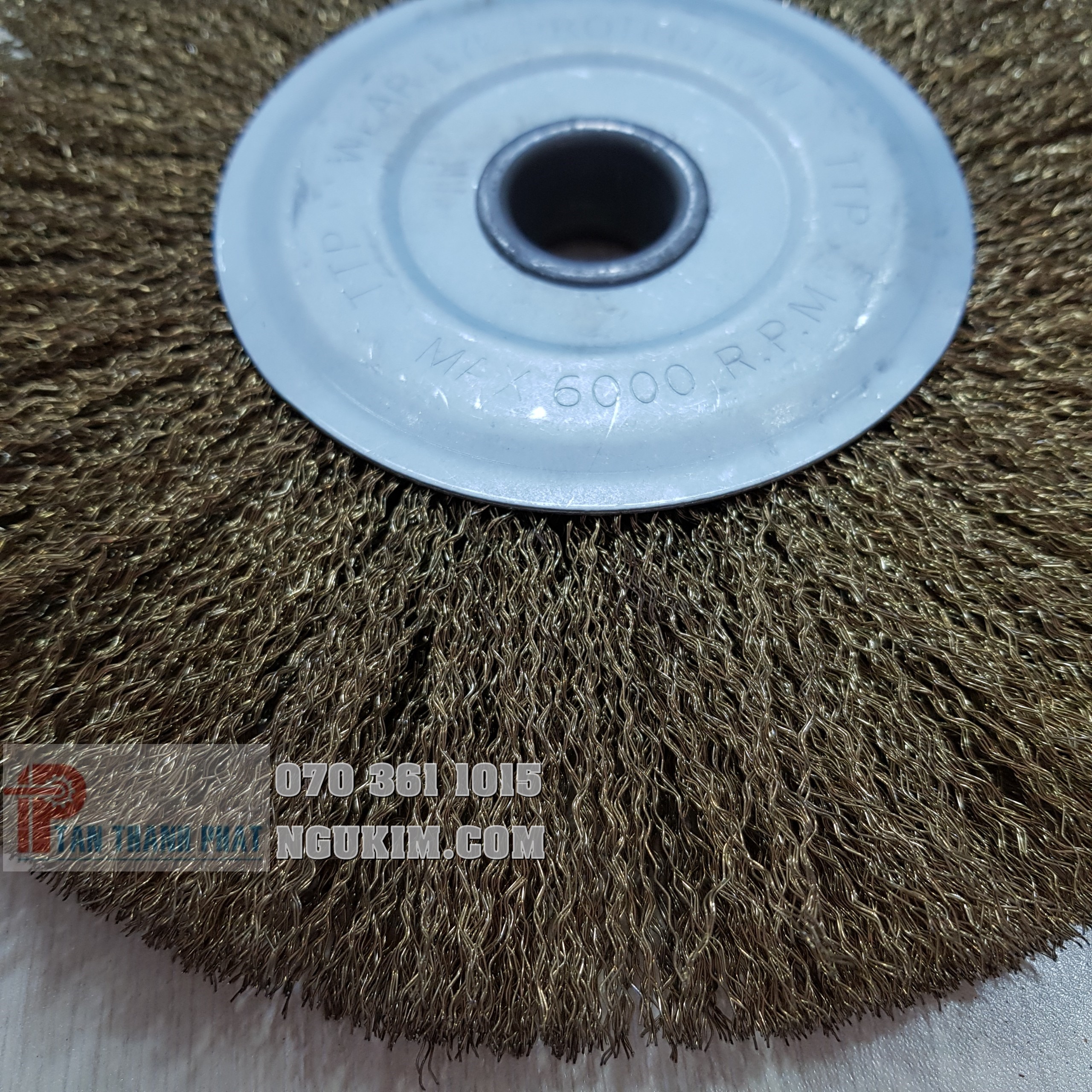 [HÀNG DÀY] Bánh cước thép vàng đánh rỉ phi 250*20*0.3*25.4mm