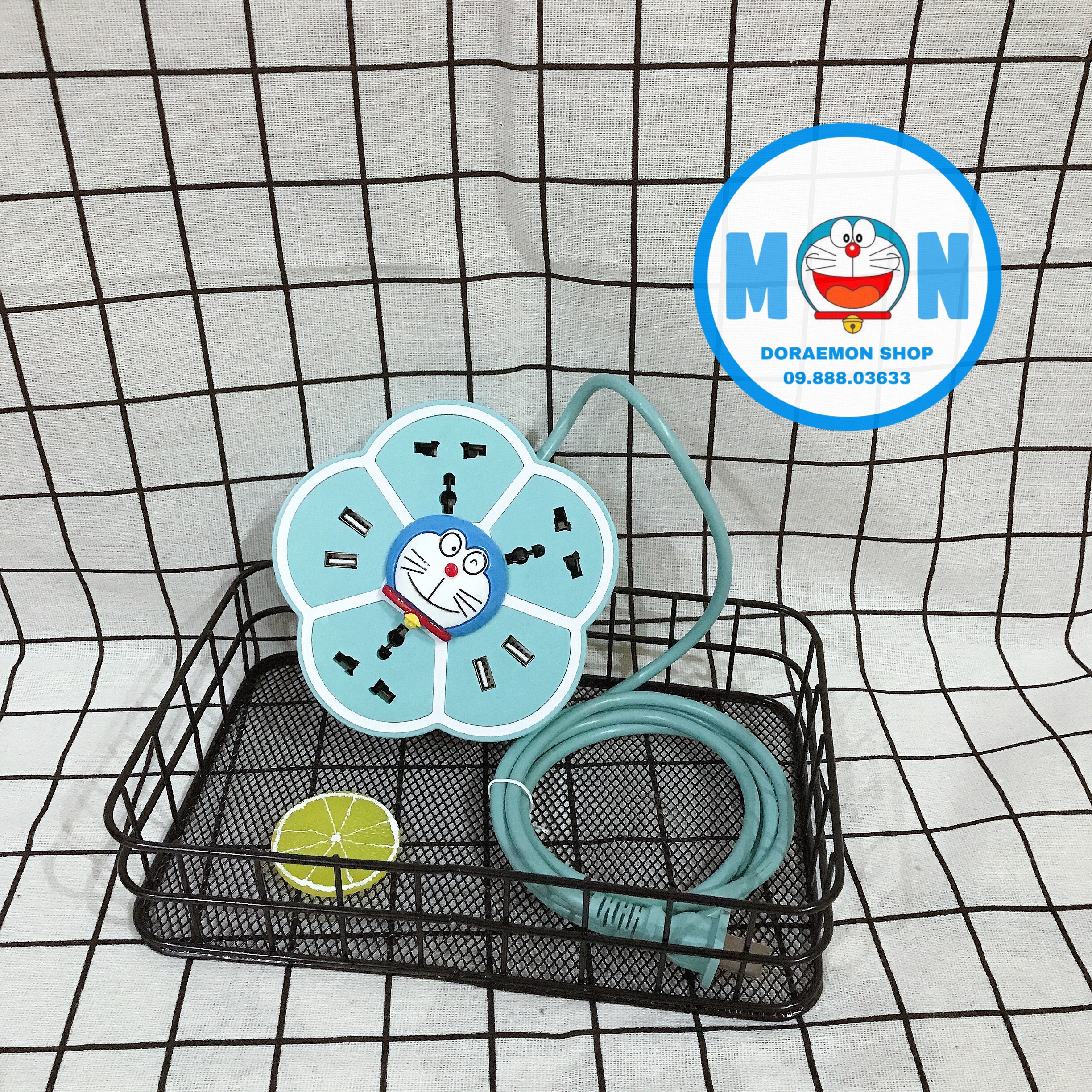 Ổ Cắm Điện USB Thông Minh Doremon Doraemon