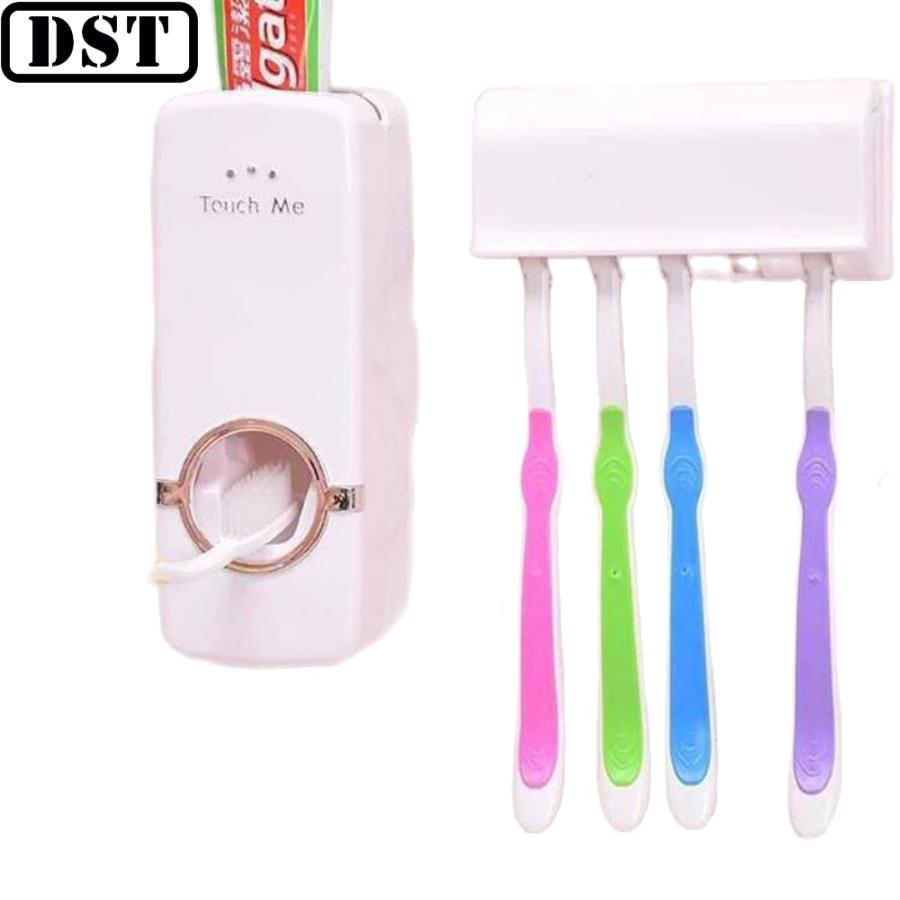 BÁO GIÁ Kệ Để Bàn Chải Và Kem Đánh Răng | Shopee Lazada Sendo Tiki mới nhất 66 Kệ Để Đồ Phòng Tắm Nhả Kem Đánh Răng Tự Động, Treo Bàn Chải Và Cốc Đánh Răng Tiện Lợi - Khay Nhà Tắm Đa Năng