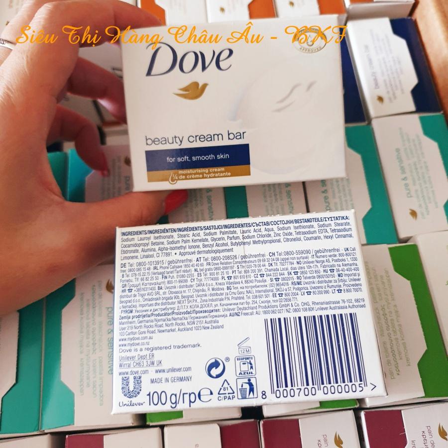 Cục xà bông Dove đủ màu mùi - 100g