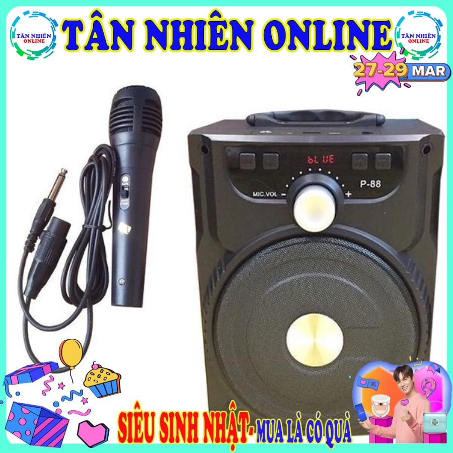 Loa Blutooth P88, P89 kèm Mic nghe nhạc hay âm thanh chất
